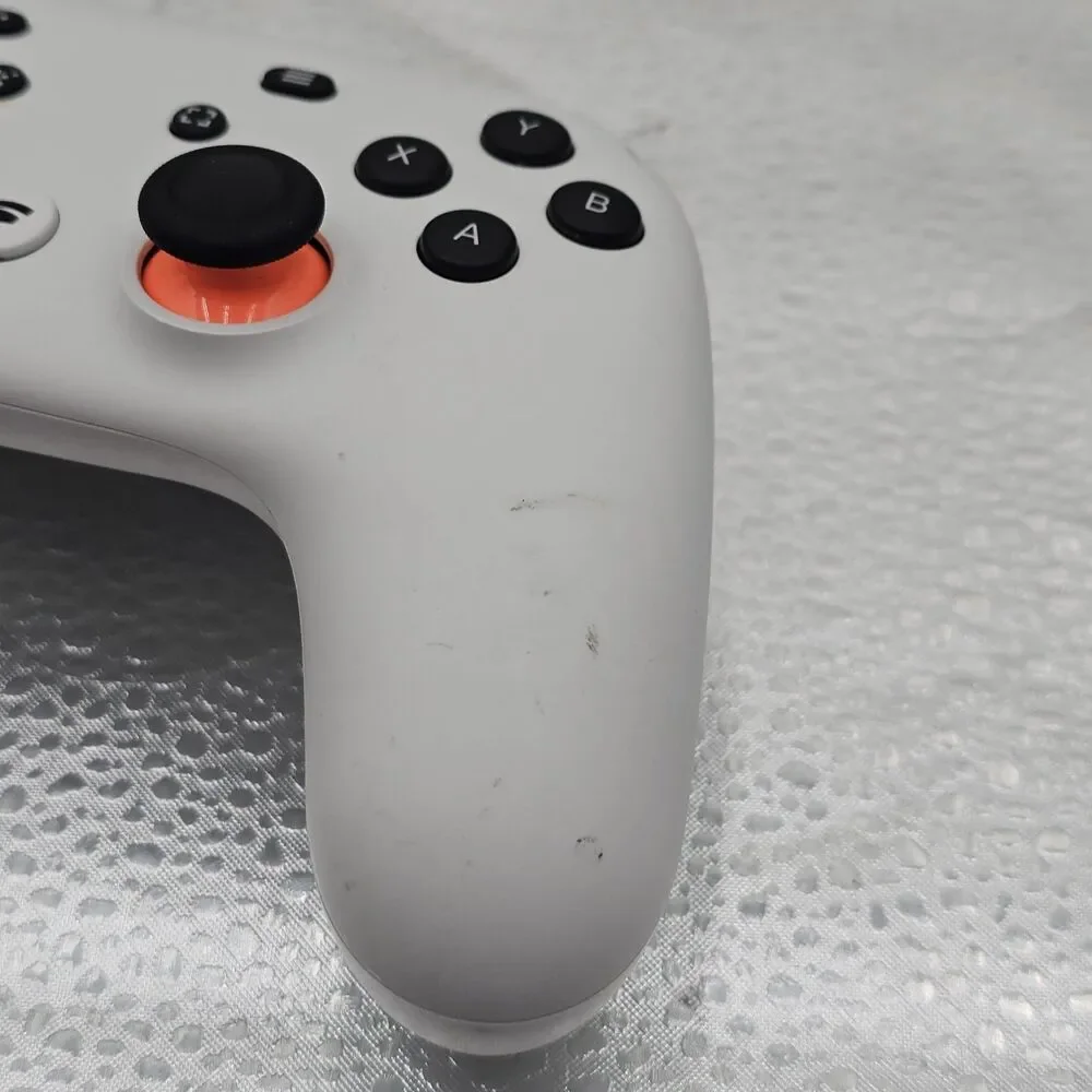 Google Stadia H2B White Bluetooth Premier Edition Controller w/ Type C Cable